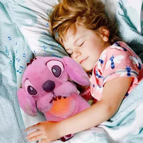 Peluche relajante para bebé que simula respiracion rosa
